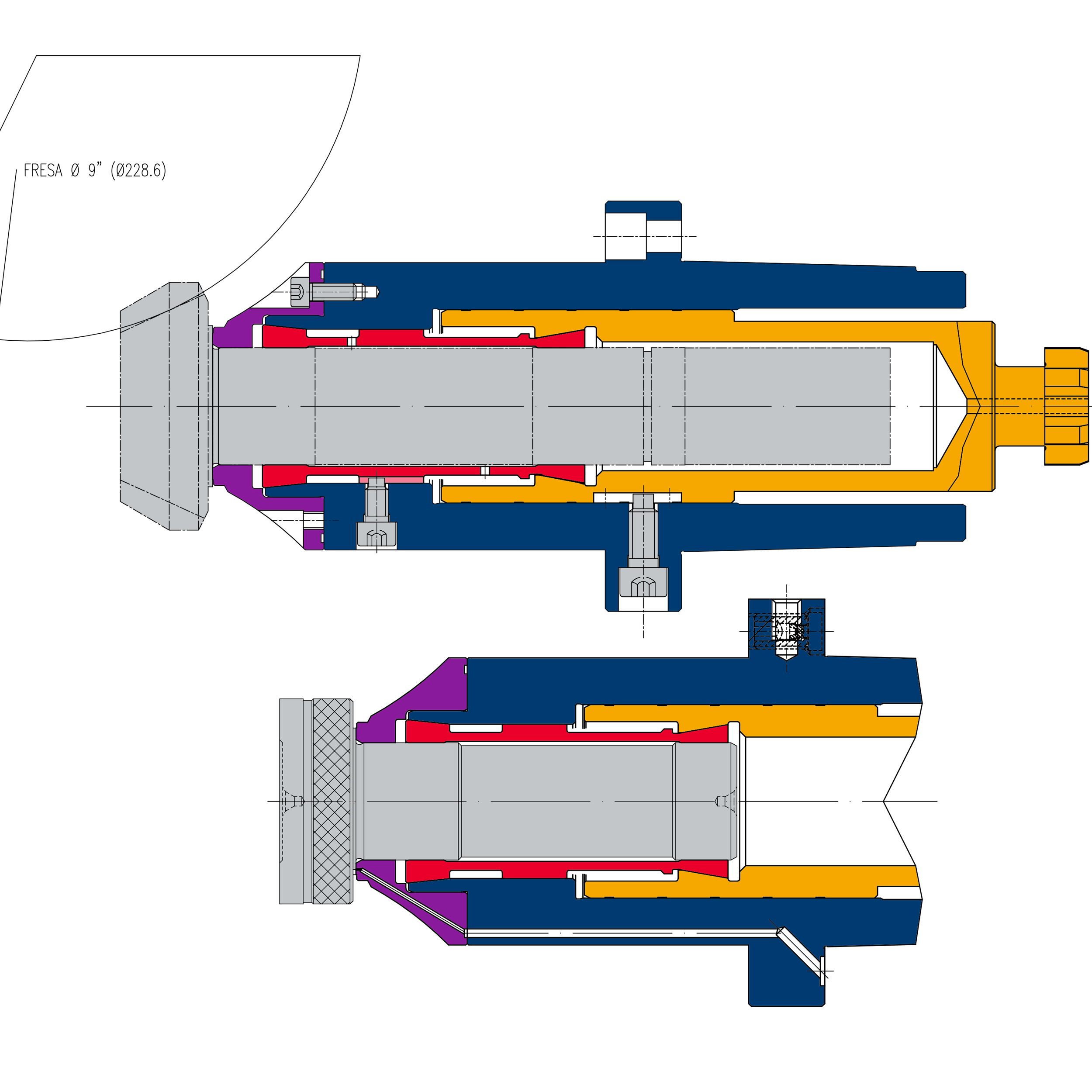 Schema tagliatura pignone conico